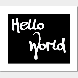 Hello world Posters and Art